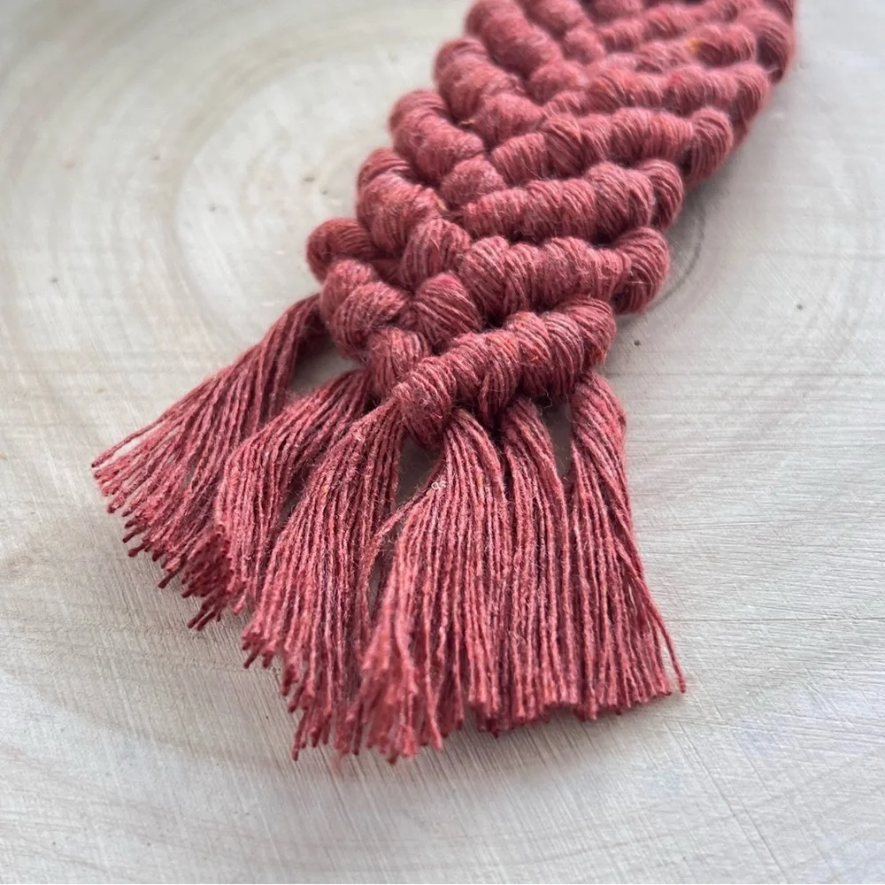 Braided Handcrafted Boho Macrame Keychain